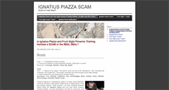 Desktop Screenshot of ignatiuspiazzascam.com